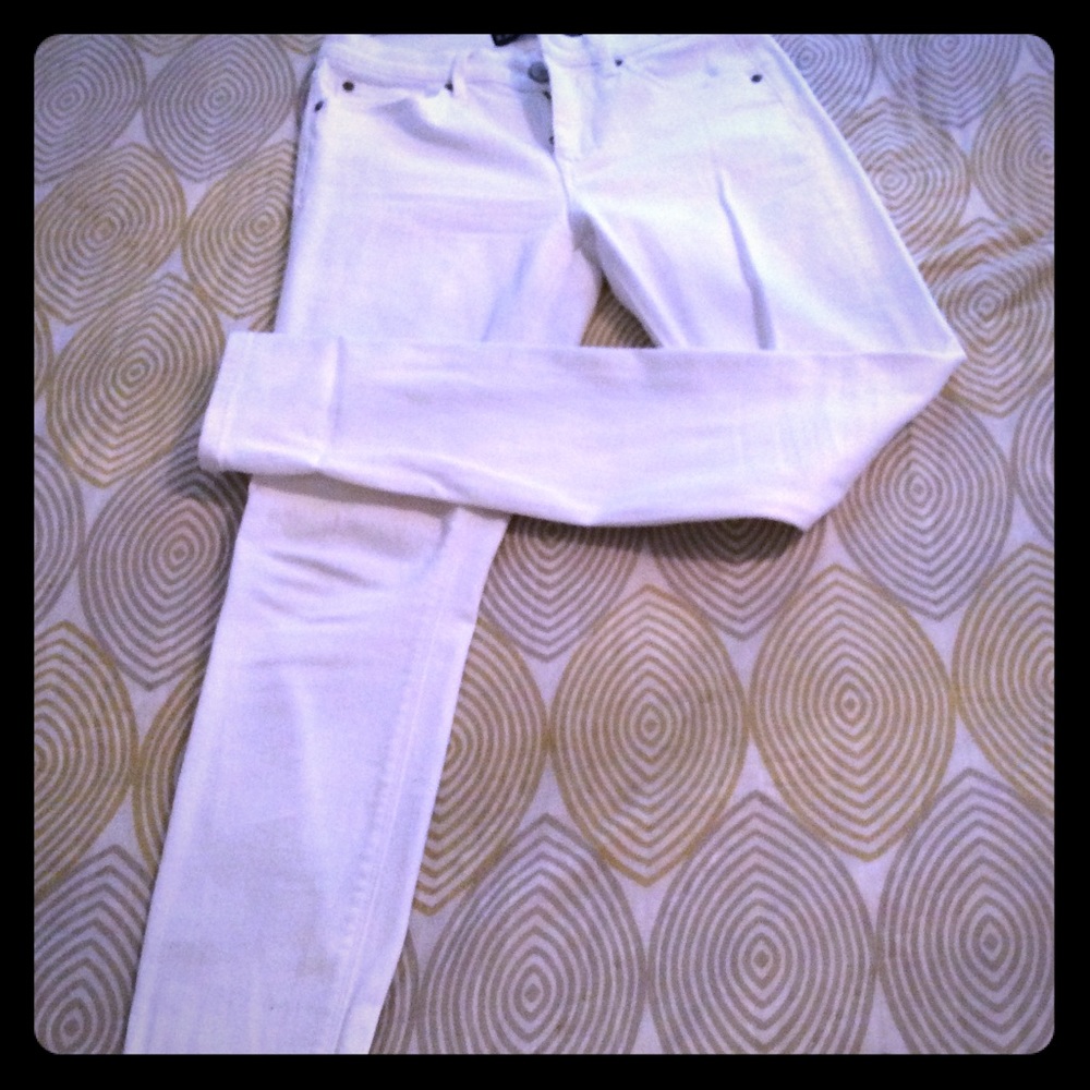 Express White Skinny Jeans